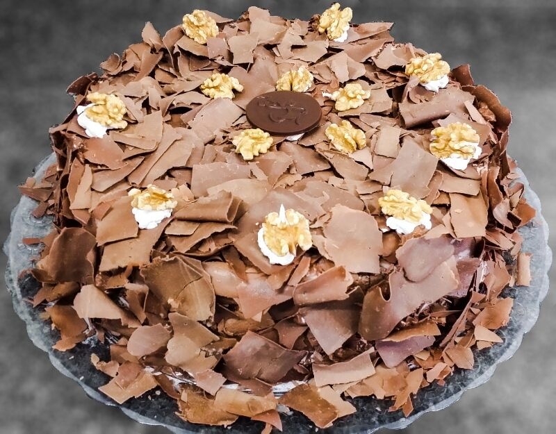 Torta de Chocolate com Nozes Torta de Chocolate com Nozes