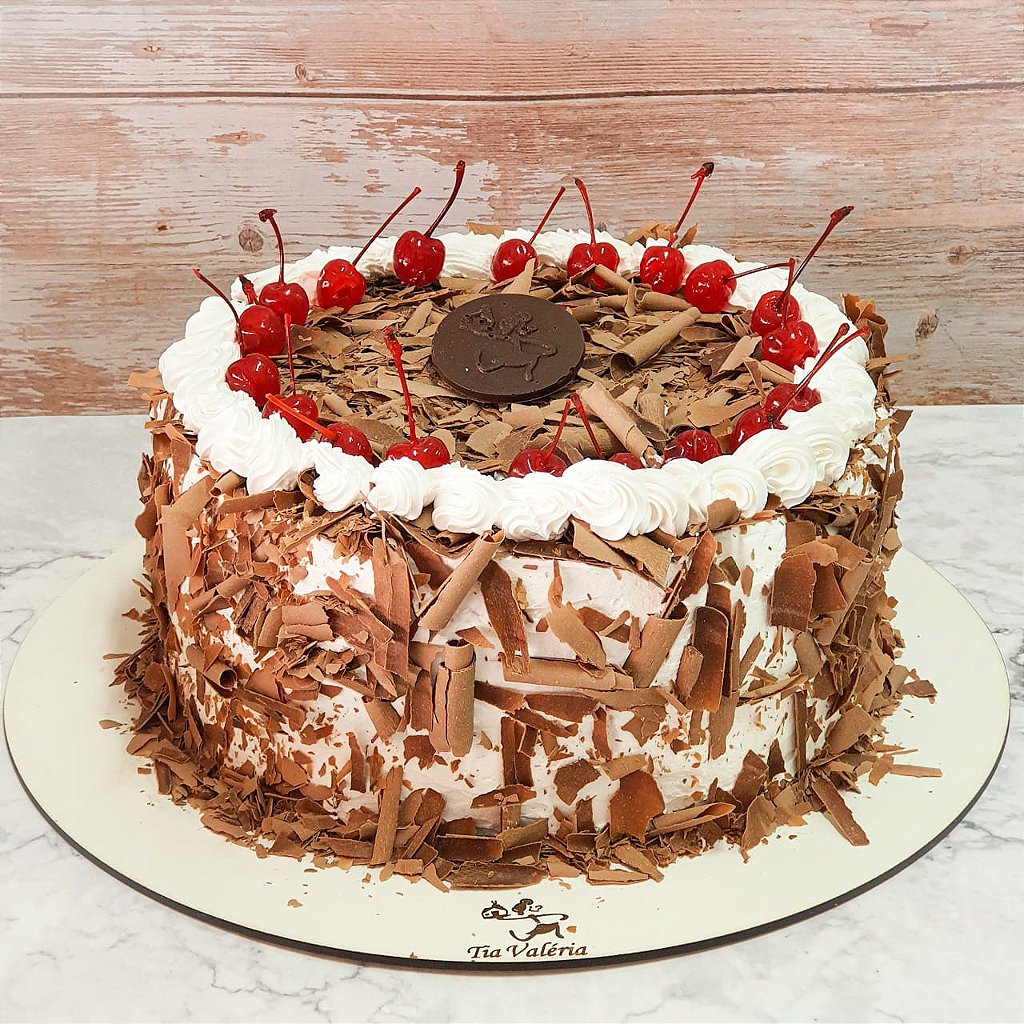 Torta Floresta Negra com Cerejas Torta Floresta Negra com Cerejas
